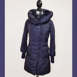 Tahari Winter Coat - Navy Blue